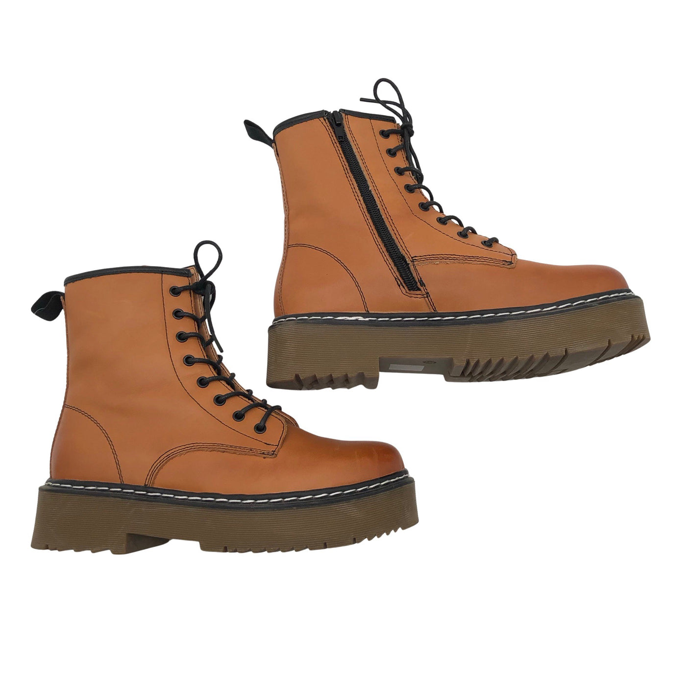 Unisex 2Moons - Nööridega saapad, suurus 38 - Pruun (1)