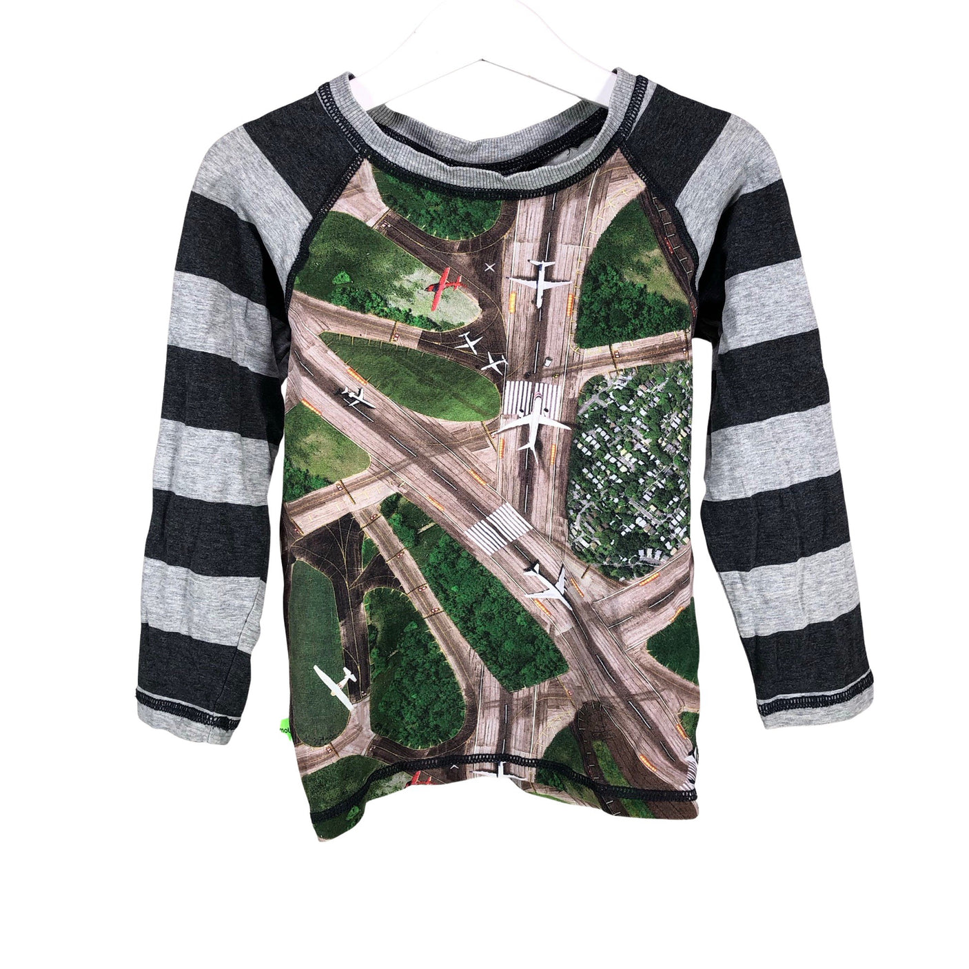 Unisex Molo Kids - Trikotaažist pluus, suurus 98 - 104 - Hall (1)