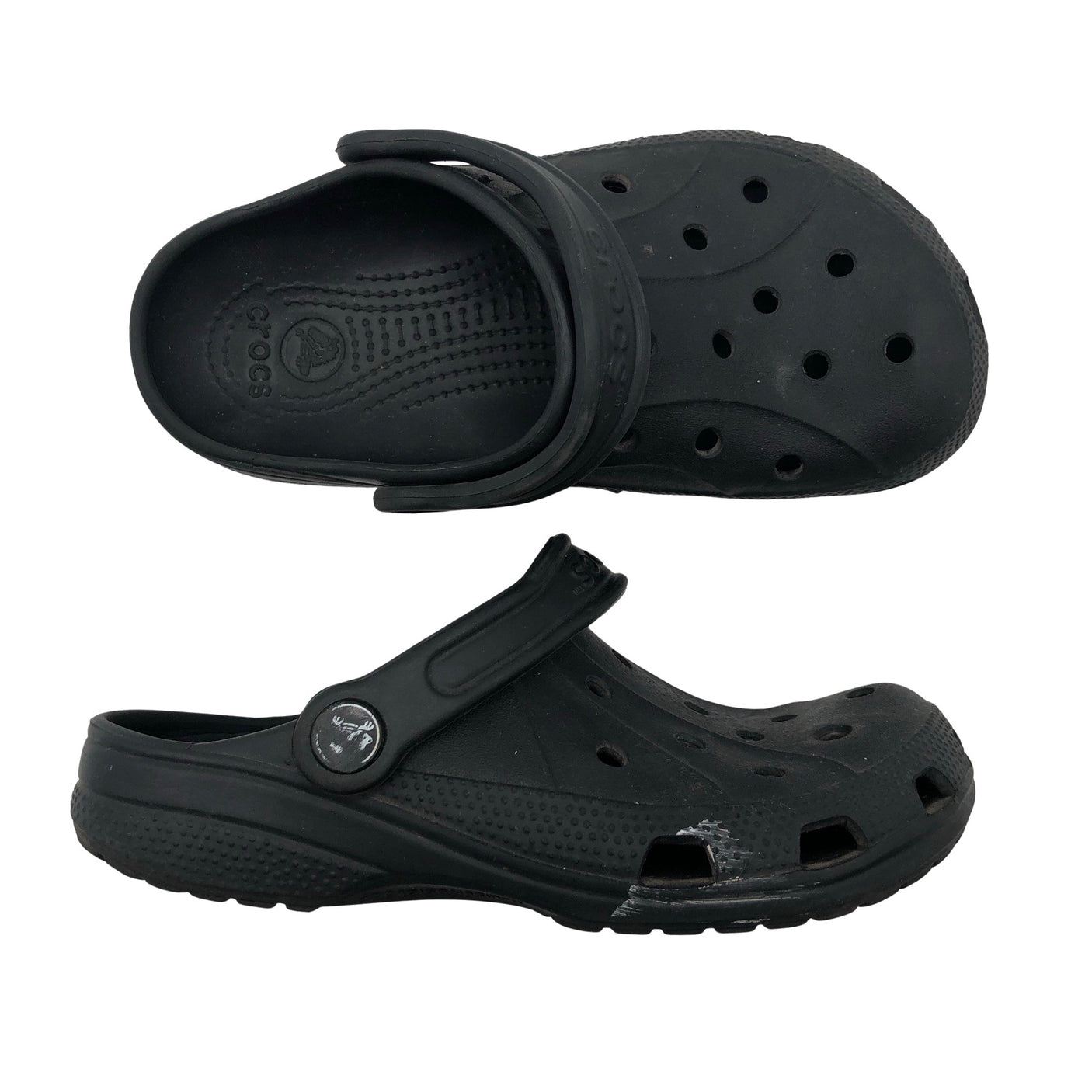 Unisex Crocs - Lahtise kannaga jalanõud, suurus Maxi - Must (1)