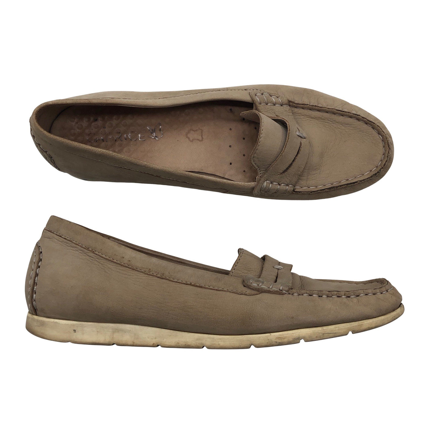 Unisex Caprice - Mokassiinid, suurus 39 - Beige (1)
