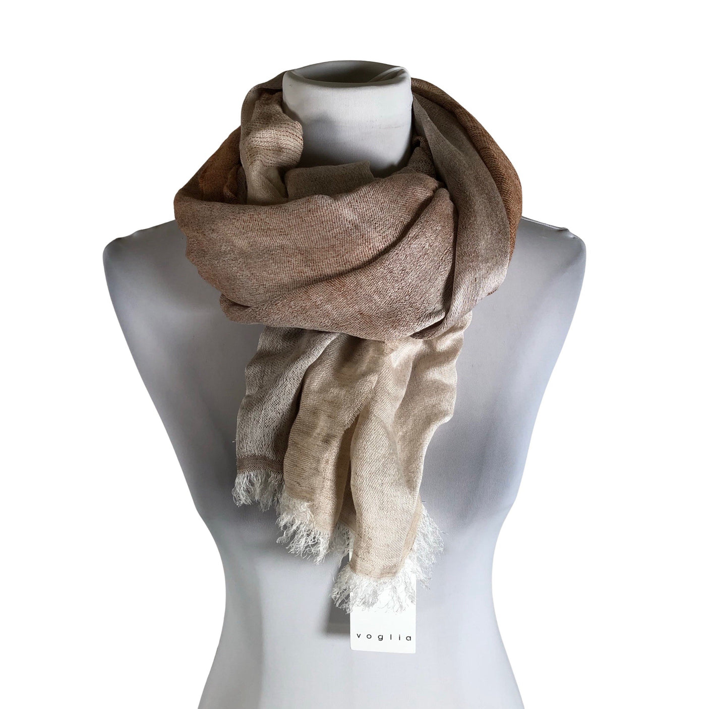 Unisex Voglia - Õhuke sall, suurus Midi - Beige (1)