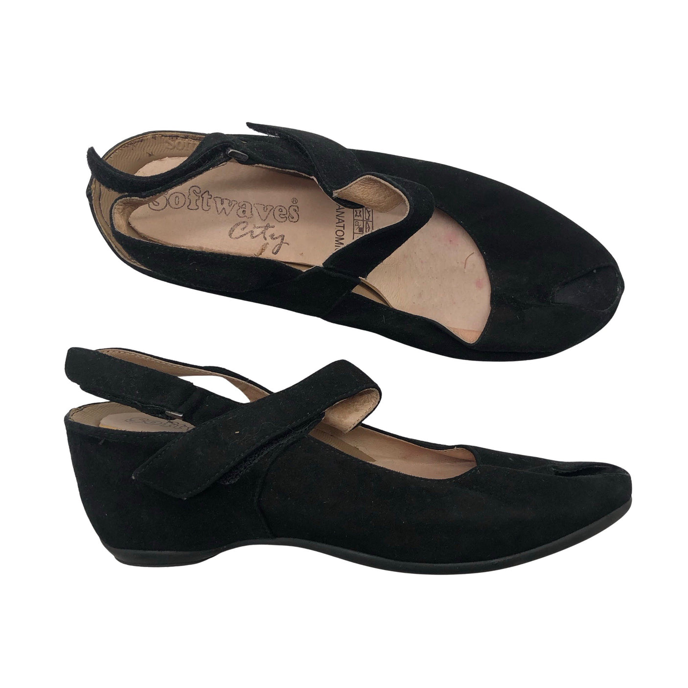Unisex Softwaves - Kiilkontsaga rihmikud, suurus 37 - Must (1)