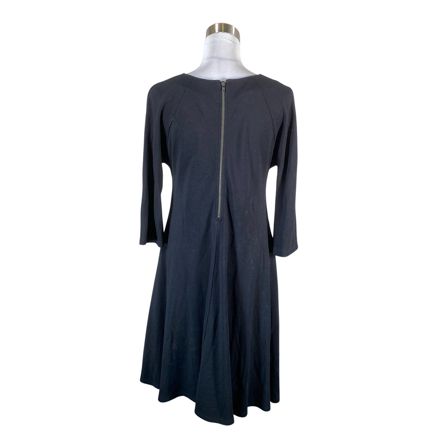 Unisex Nanso - Trikotaažist kleit, suurus 40 - Must (2)
