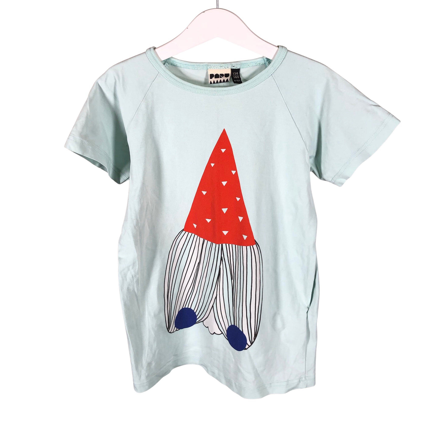Unisex Papu - T-särk, suurus 134 - 140 - Helesinine (1)