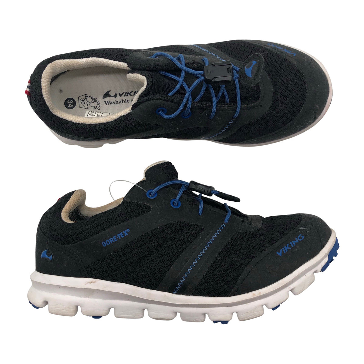 Unisex Viking - Tossud, suurus 34 - Must (1)