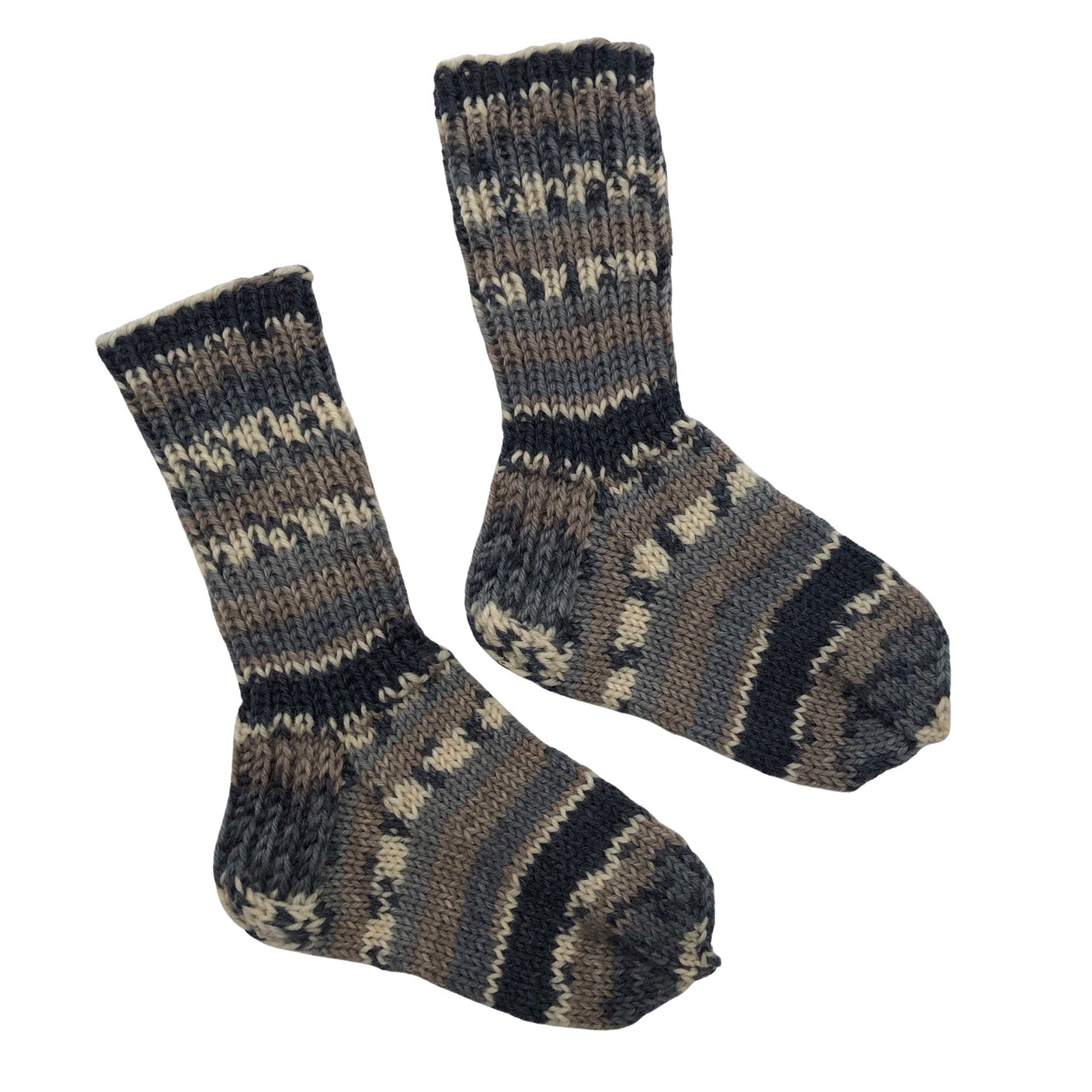 Unisex Handmade - Villased sokid, suurus 28 - Hall (1)