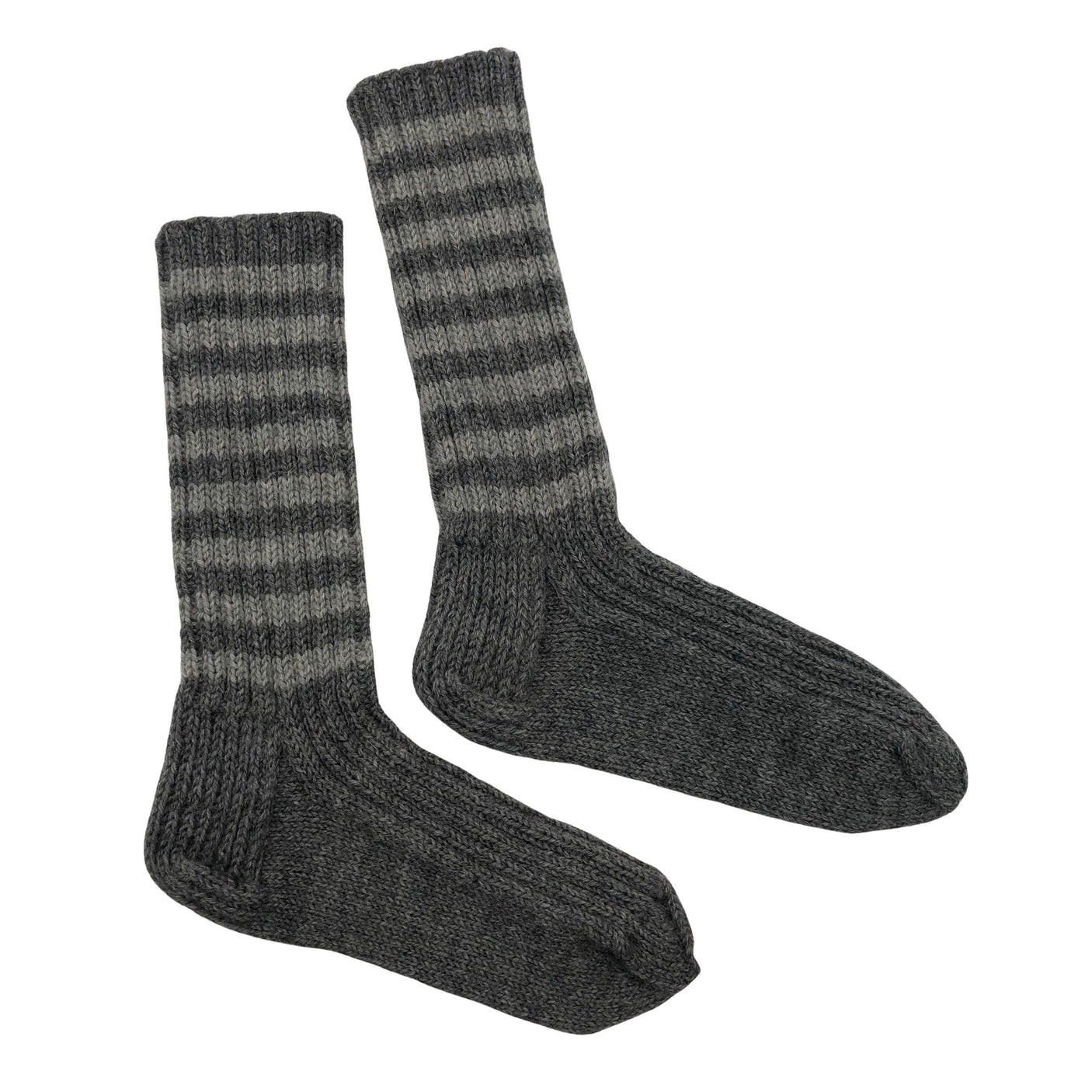 Unisex Handmade - Villased sokid, suurus 45 - Hall (1)