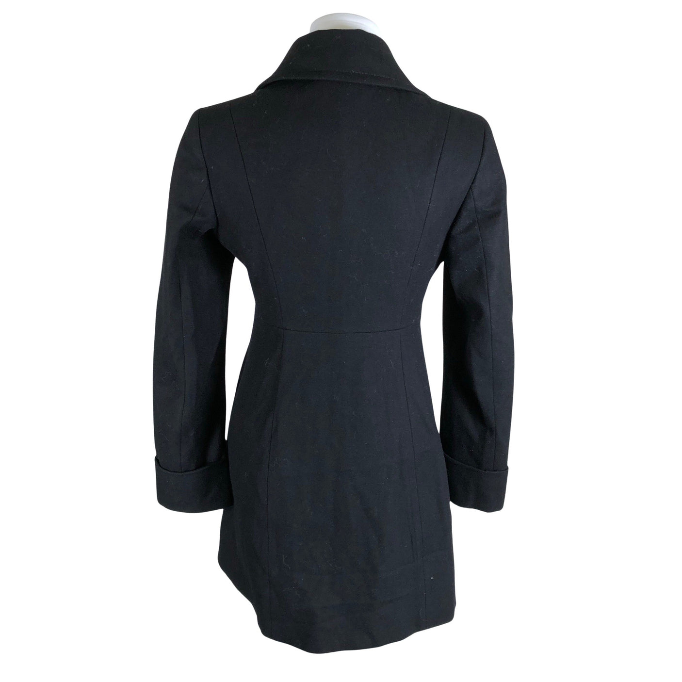 Unisex Benetton - Villane mantel, suurus 36 - Must (2)
