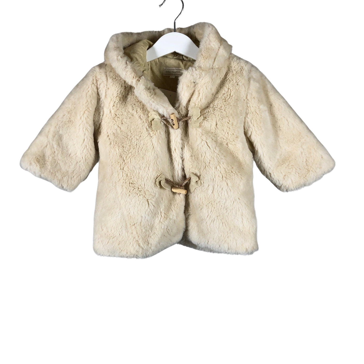 Unisex Mayoral - Kunstkarusnahast mantel, suurus 74 - 80 - Beige (1)