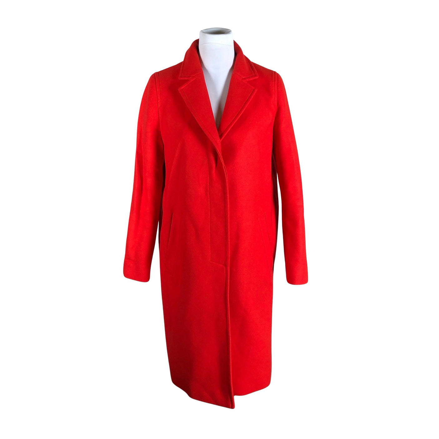 Unisex Hugo Boss - Villane mantel, suurus 38 - Punane (1)