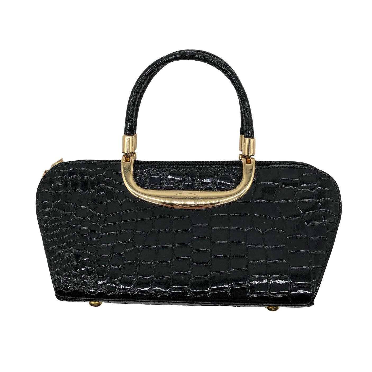 Unisex Lucia Tommasi - Käekott, suurus Mini - Must (1)