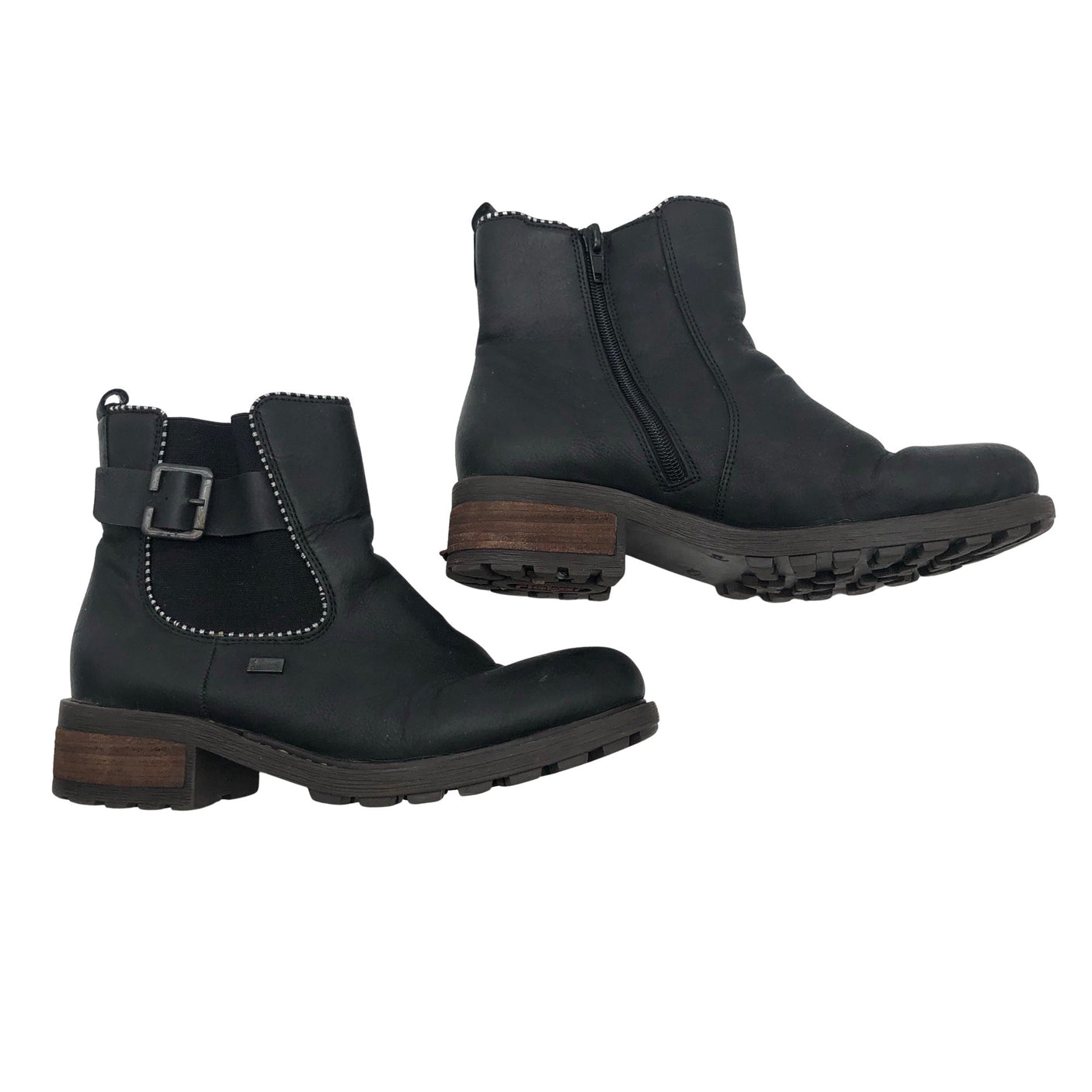 Unisex Rieker - Poolsaapad, suurus 38 - Must (1)