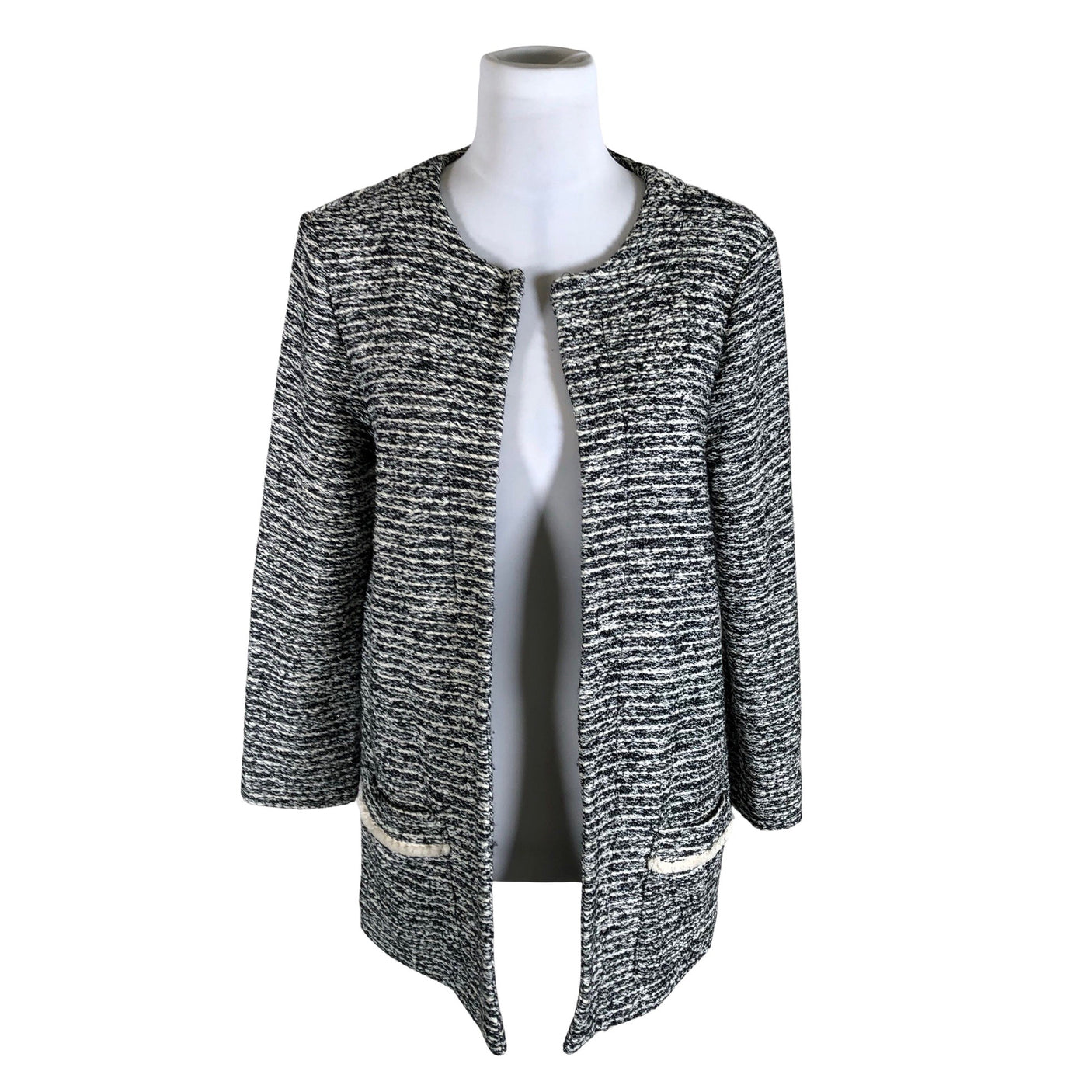 Unisex Cut & Pret - Kardigan, suurus 38 - Must (1)