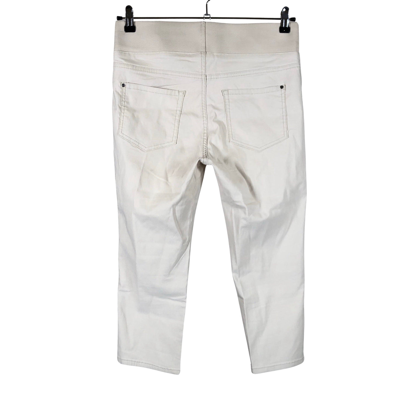 Unisex Free Quent - Teksast poolpikad püksid, suurus 40 - Beige (2)