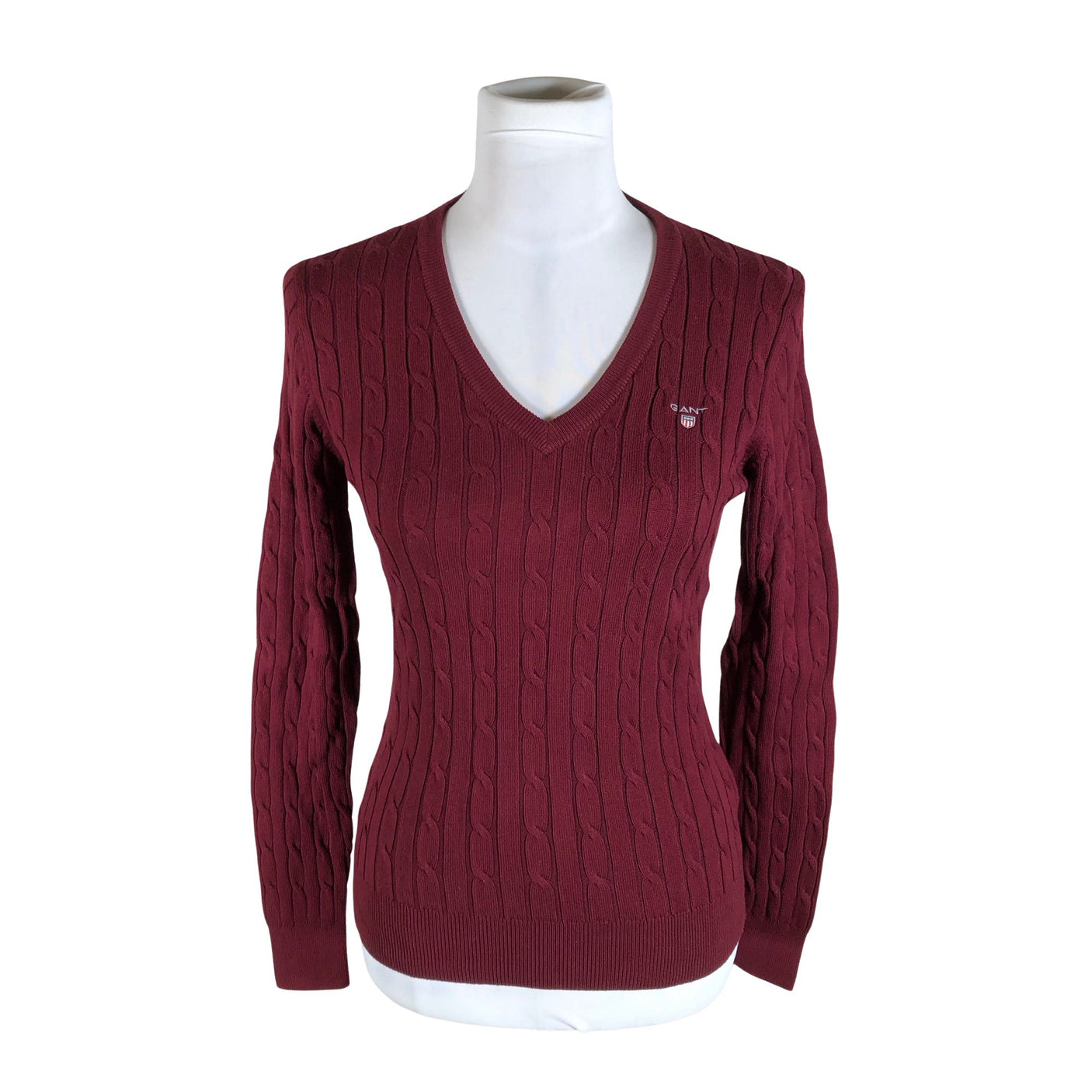 Unisex Gant - Kampsun, suurus 36 - Veinipunane (1)