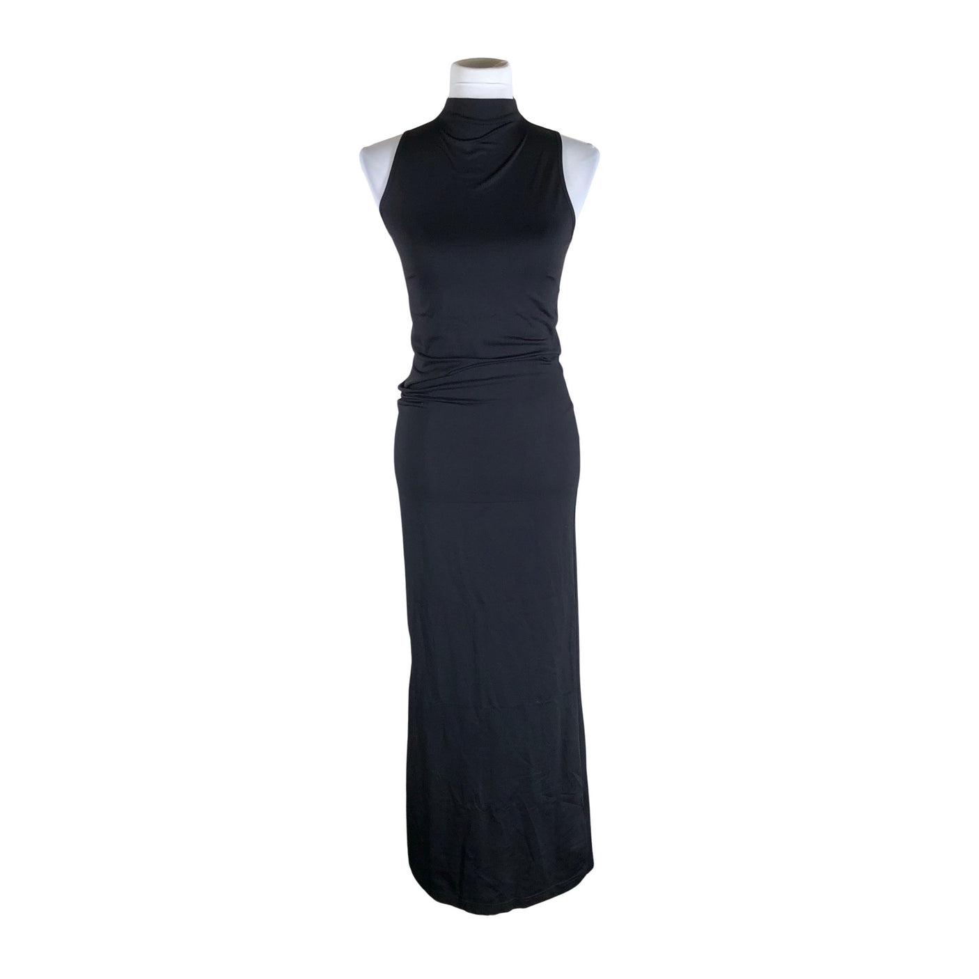 Unisex Clothes - Trikotaažist kleit, suurus 38 - Must (1)
