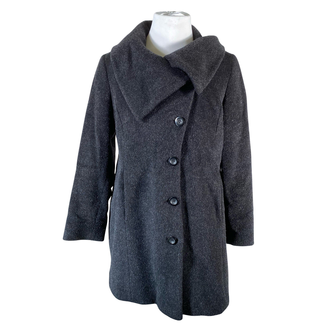 Unisex Milo - Villane mantel, suurus 44 - Must (1)