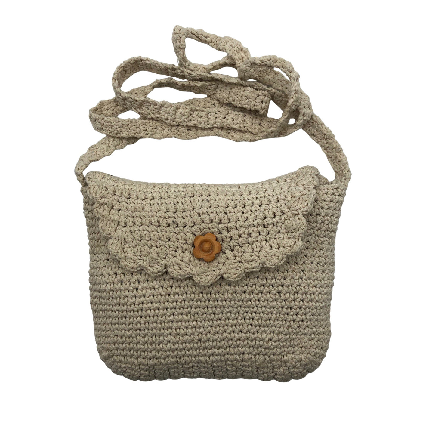 Unisex Handmade - Õlakott, suurus Mini - Beige (1)