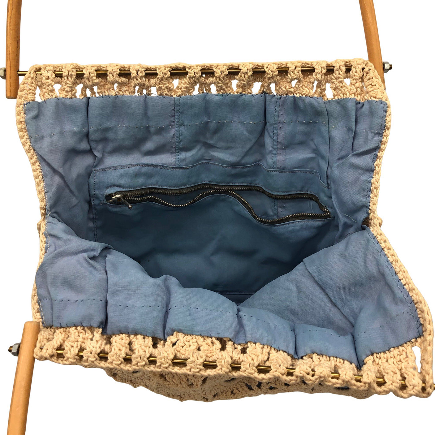 Unisex Handmade - Käekott, suurus Midi - Beige (2)