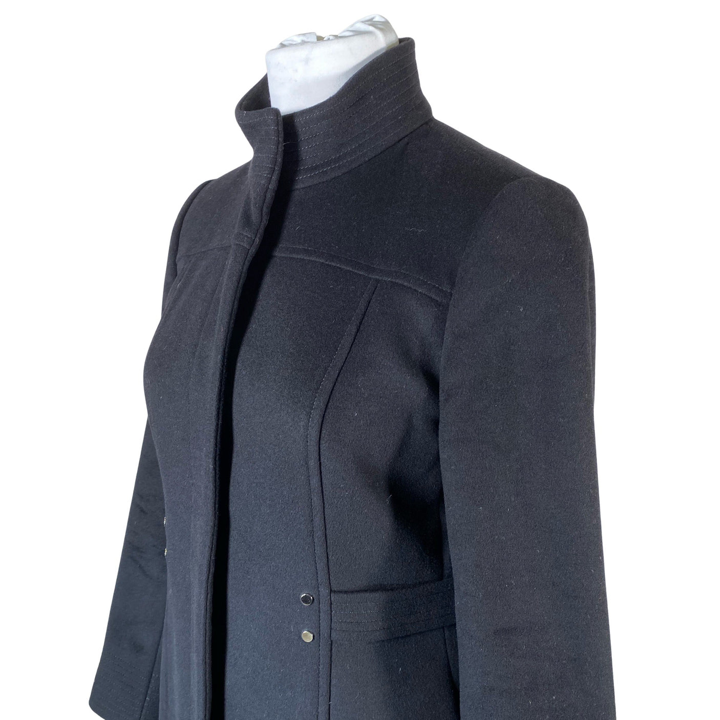 Unisex Hugo Boss - Villane mantel, suurus 42 - Must (2)