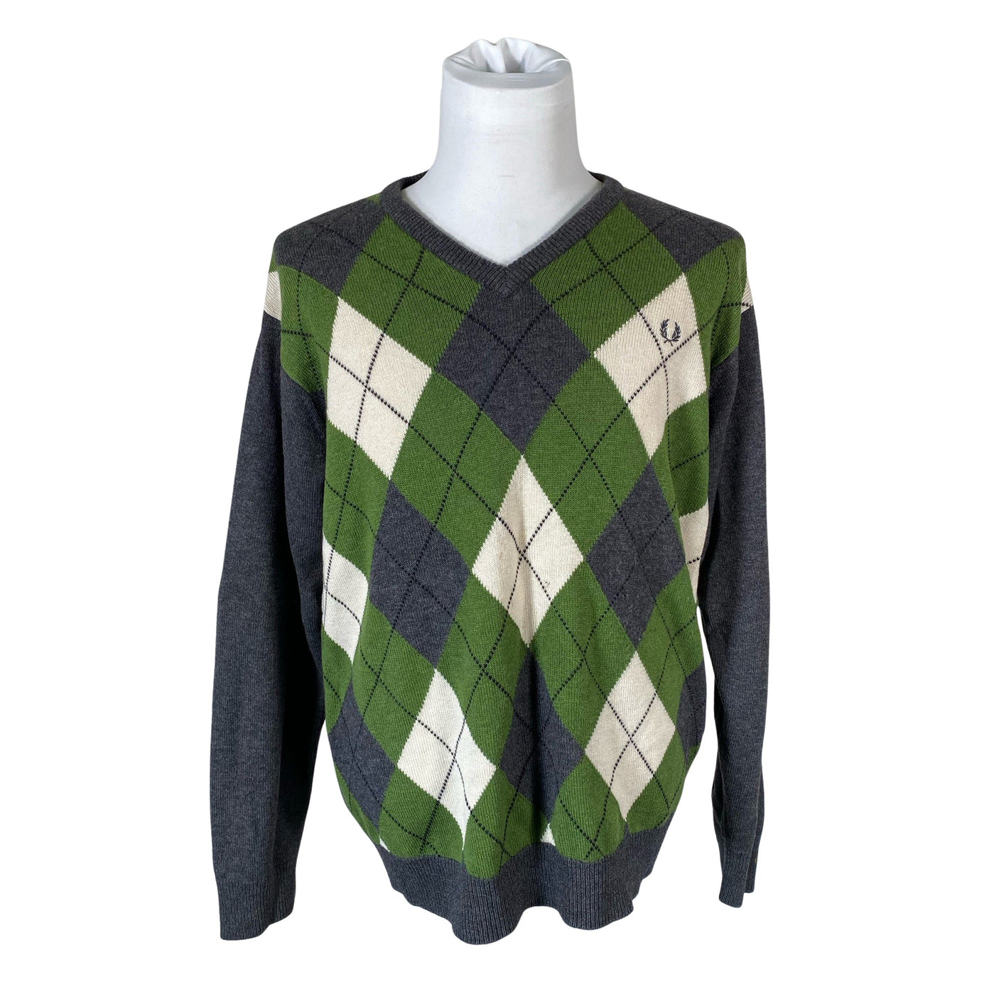 Unisex Fred Perry - Kampsun, suurus XL - Hall (1)
