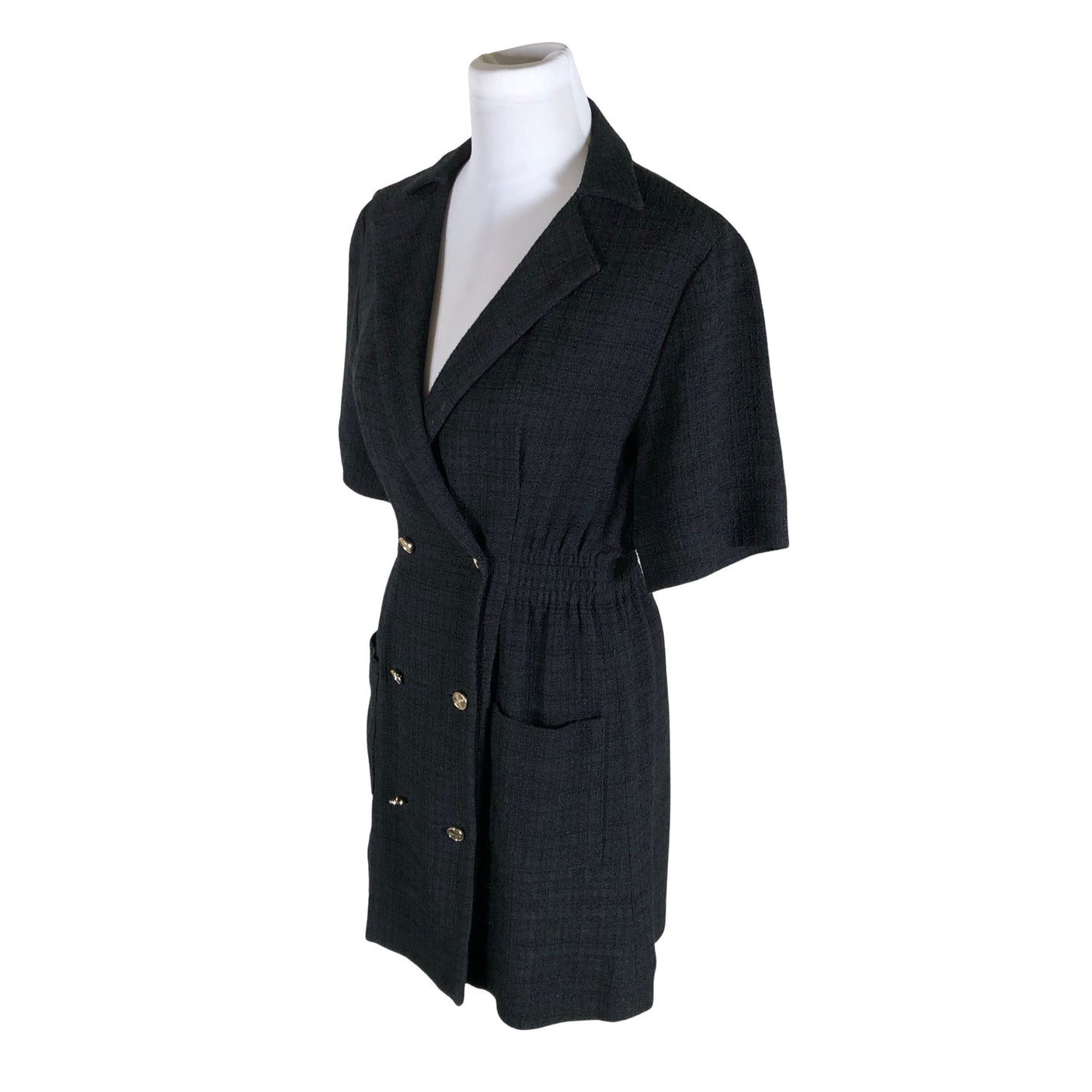 Unisex Sandro Paris - Mitteveniv kleit, suurus 38 - Must (3)