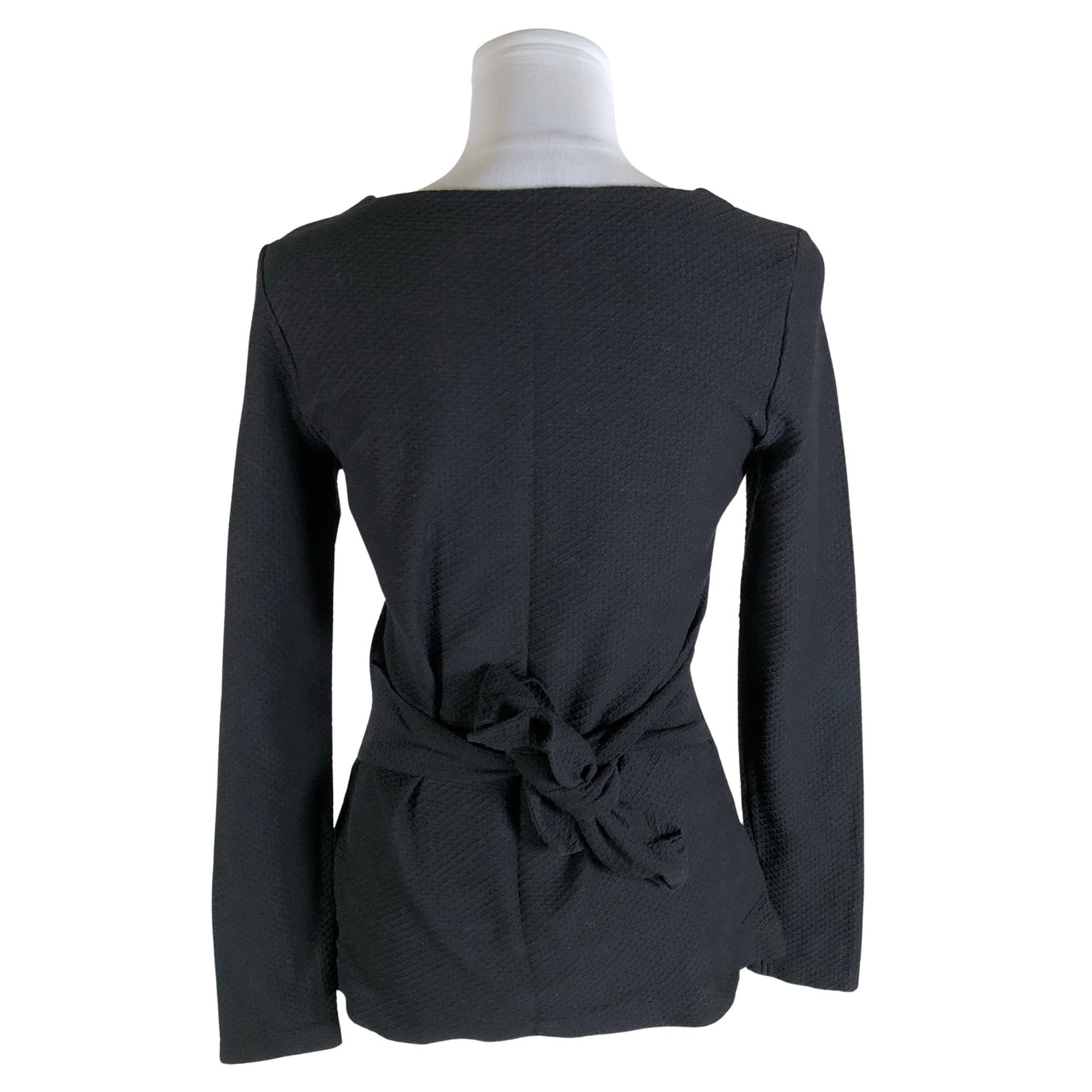 Unisex NOSH - Trikotaažist pluus, suurus 34 - Must (2)