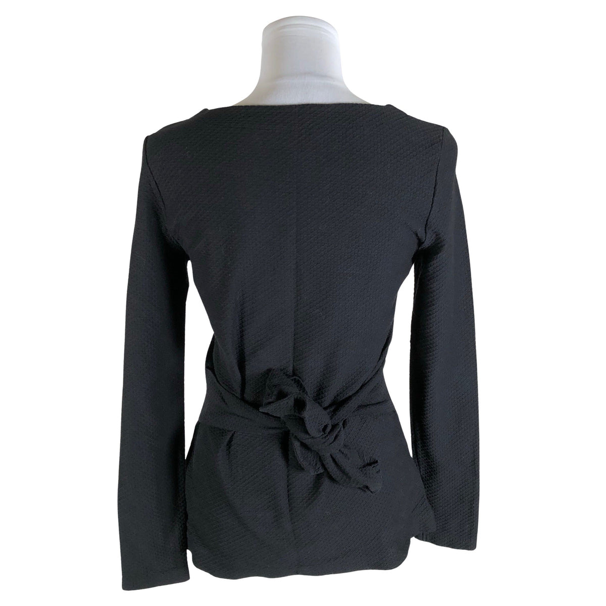 Unisex NOSH - Trikotaažist pluus, suurus 34 - Must (2)
