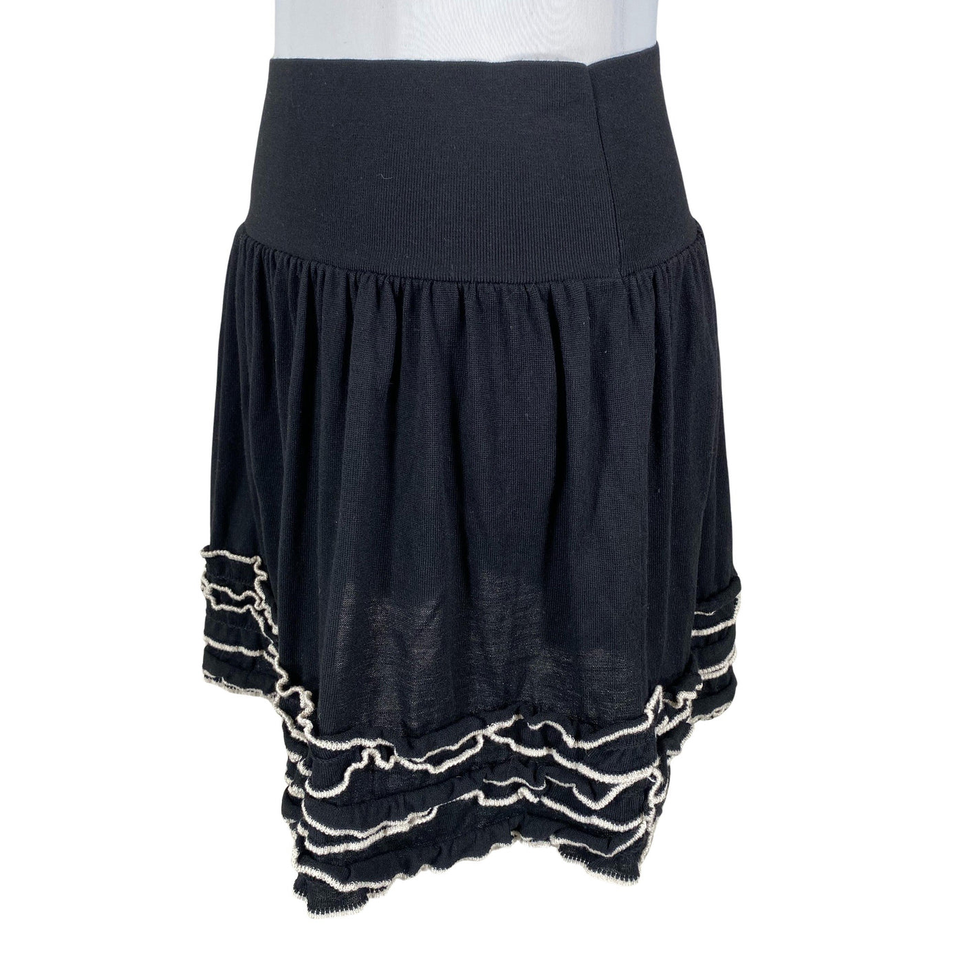 Unisex Red Valentino - Kootud seelik, suurus 36 - Must (3)