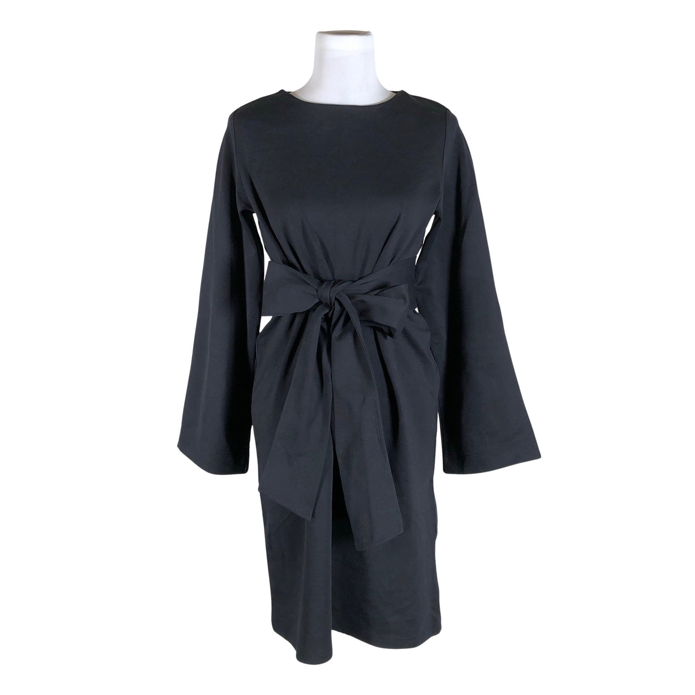 Unisex Aarrelabel - Trikotaažist kleit, suurus 40 - Must (1)