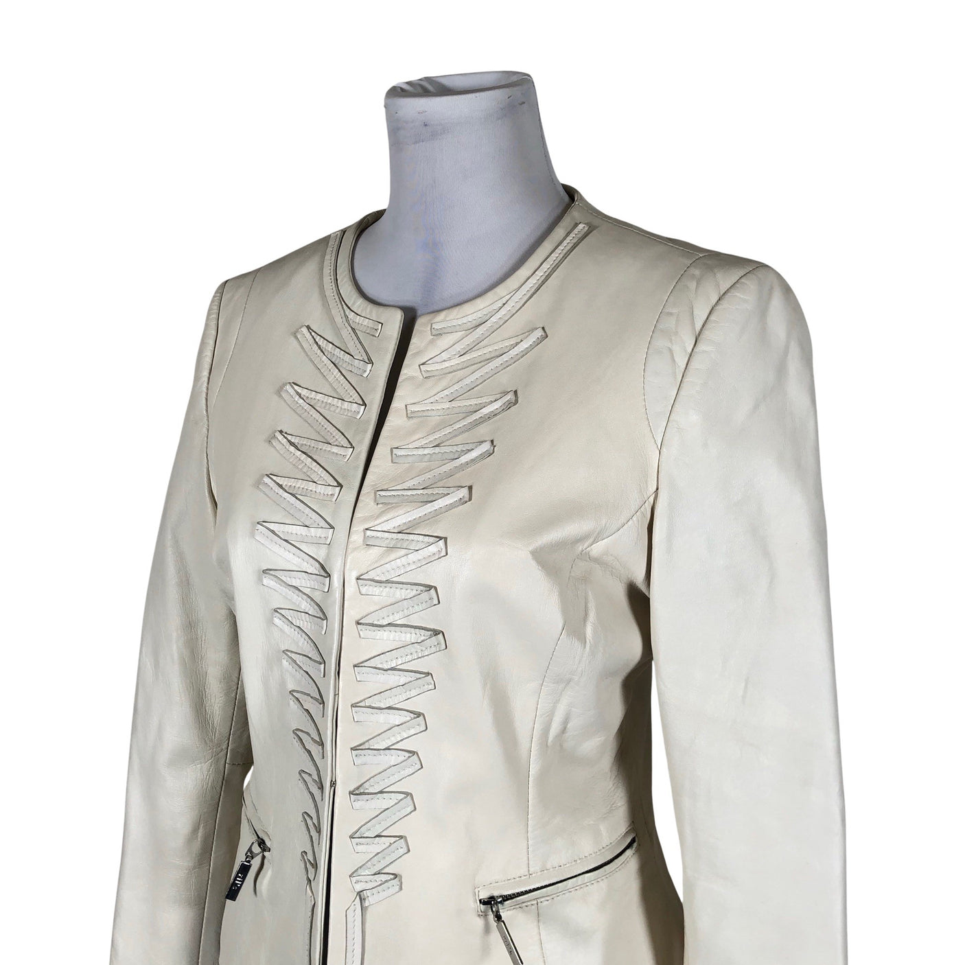 Unisex Ril's - Nahktagi, suurus 38 - Looduslik valge (3)