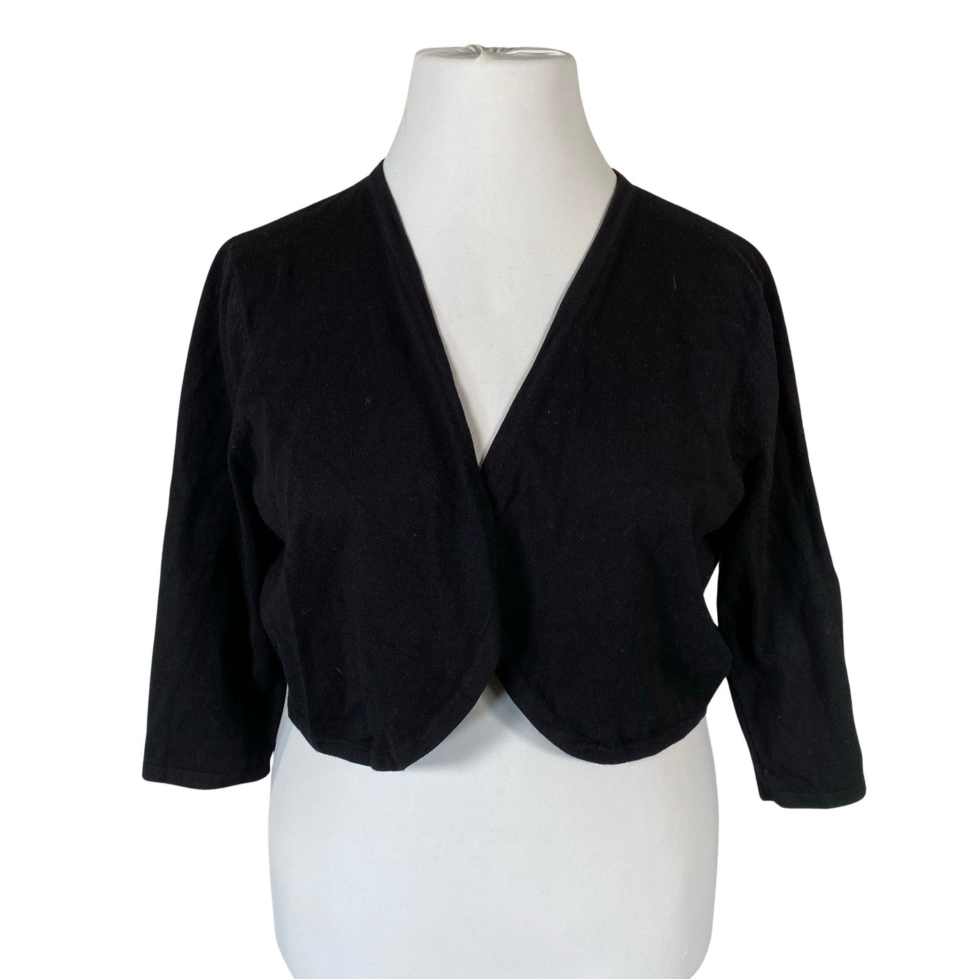 Unisex Hell Bunny - Kootud boolero, suurus 44 - Must (1)