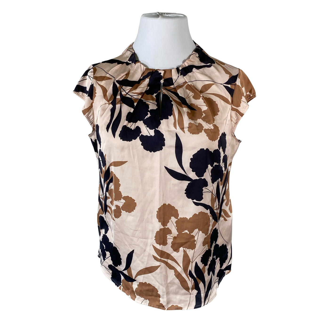 Unisex Comma - Lühikeste käistega pluus, suurus 42 - Heleroosa (1)