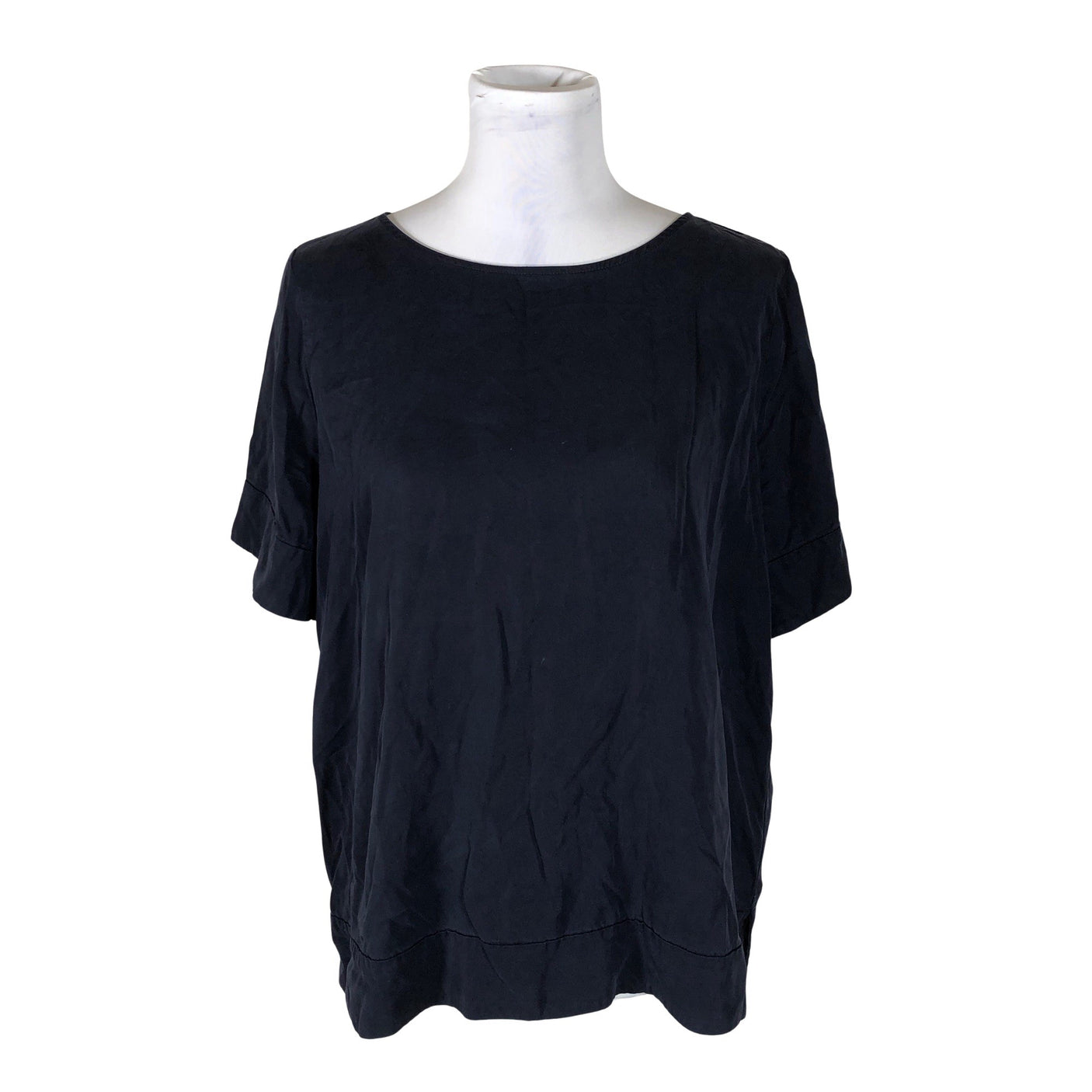 Unisex Stockh lm - Lühikeste käistega pluus, suurus 40 - Sinine (1)