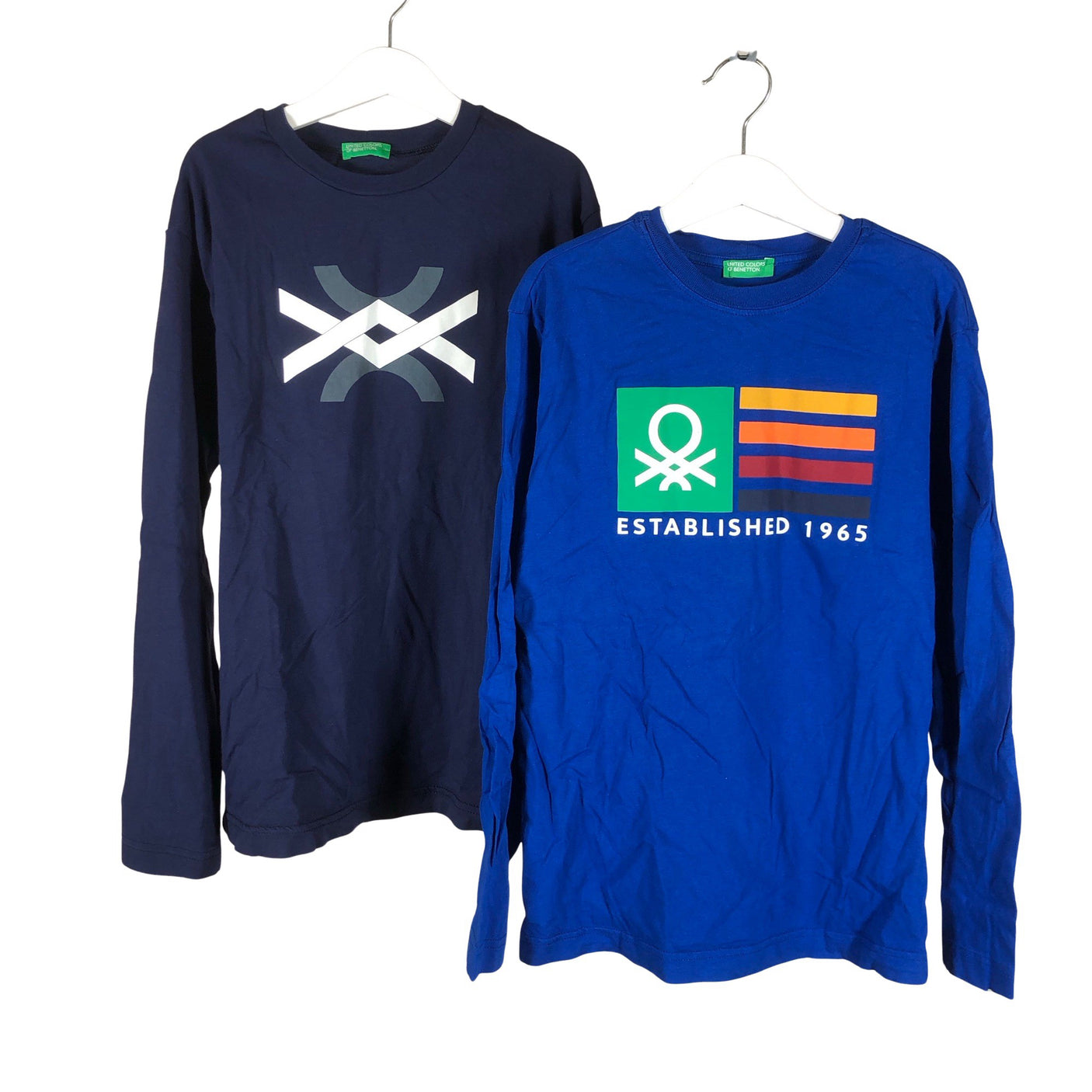 Unisex Benetton - Trikotaažist pluus, suurus 146 - 152 - Sinine (1)