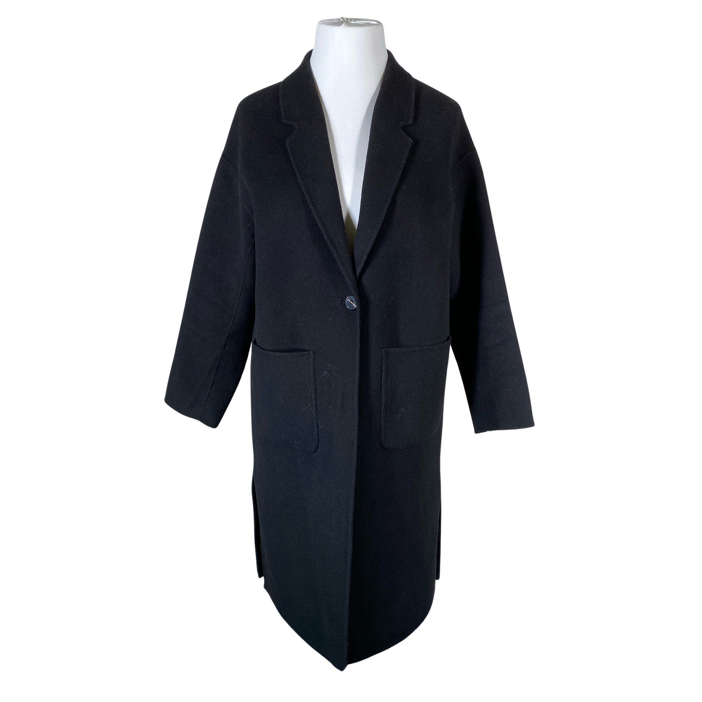 Unisex Nanso - Villane mantel, suurus 42 - Must (1)