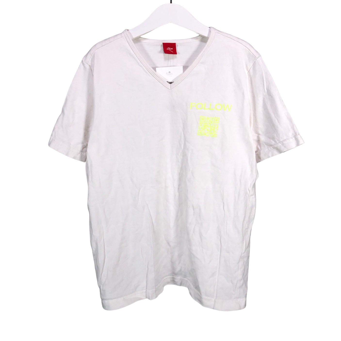 Unisex s.Oliver - T-särk, suurus 134 - 140 - Valge (1)