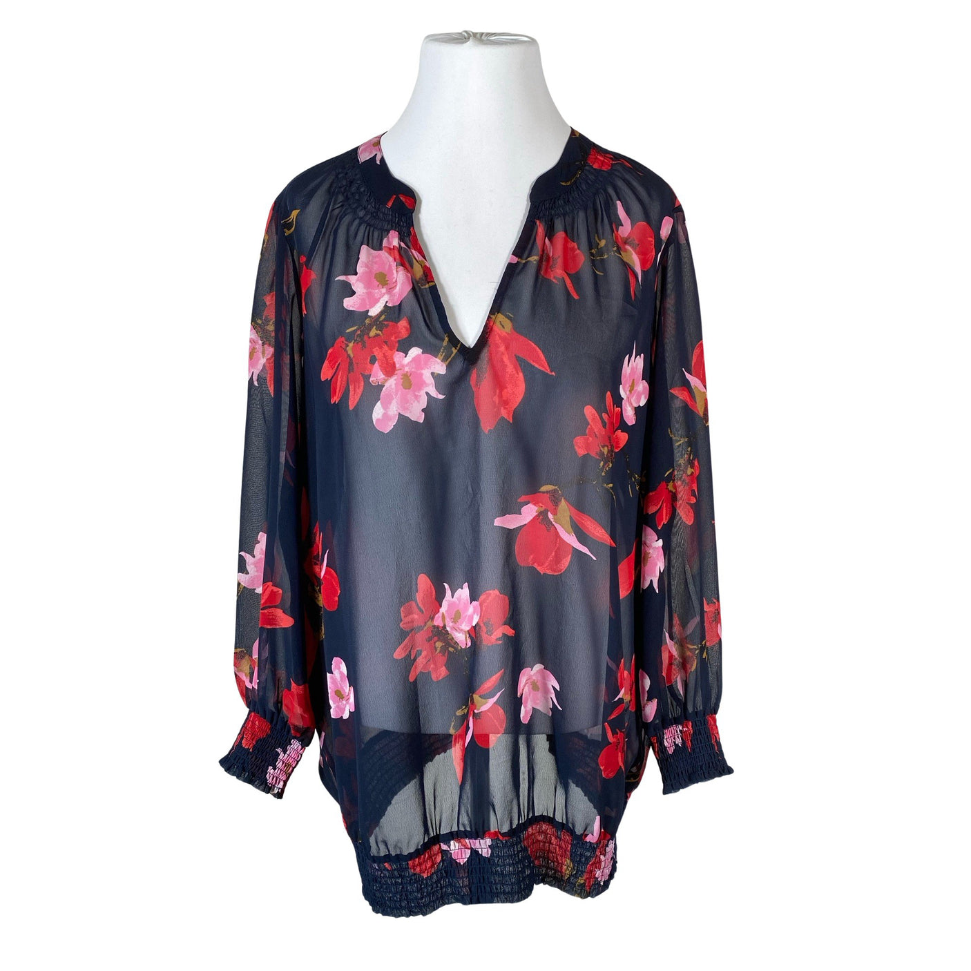 Unisex Zizzi - Pluus, suurus 52 - Sinine (1)