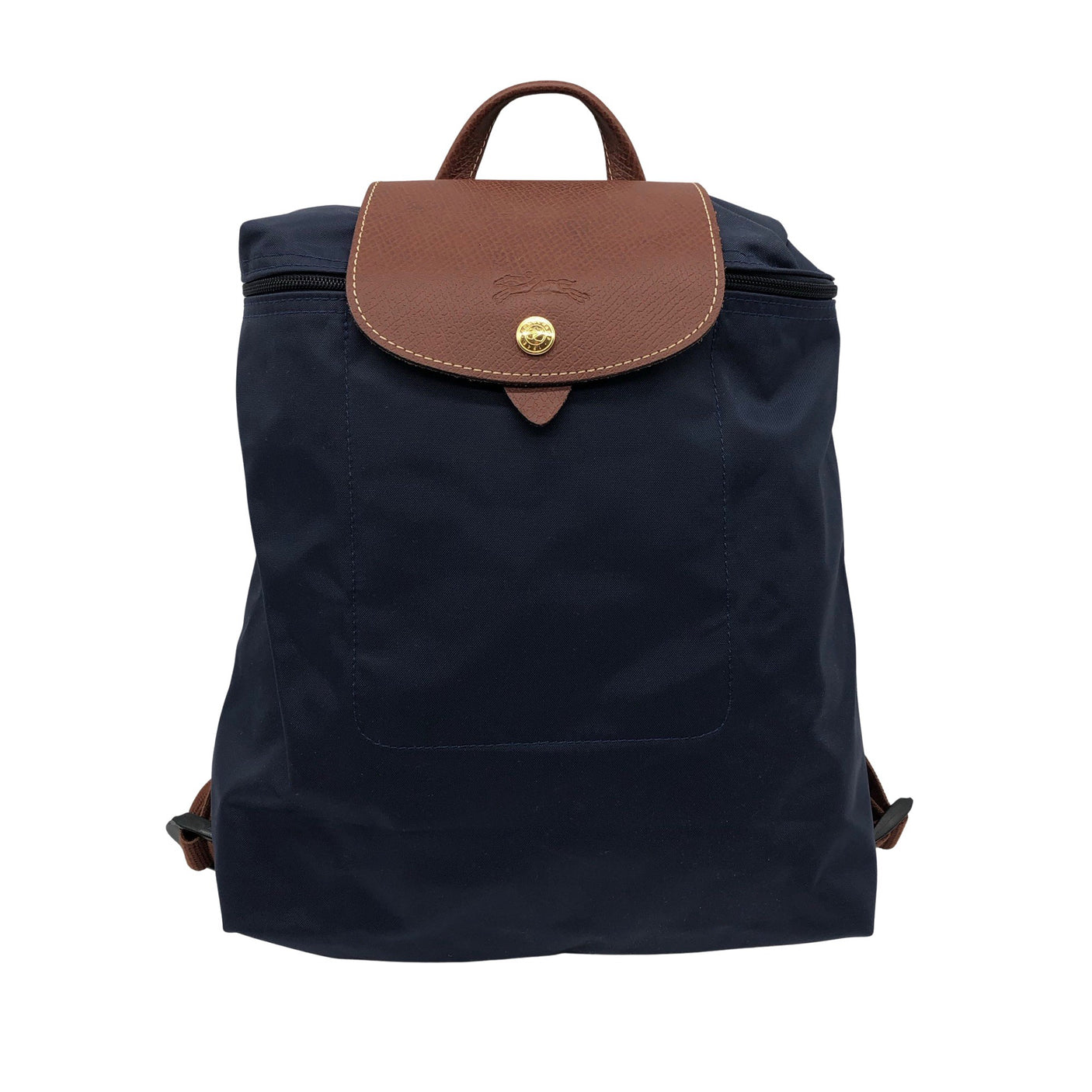 Unisex Longchamp - Seljakott, suurus Midi - Sinine (1)