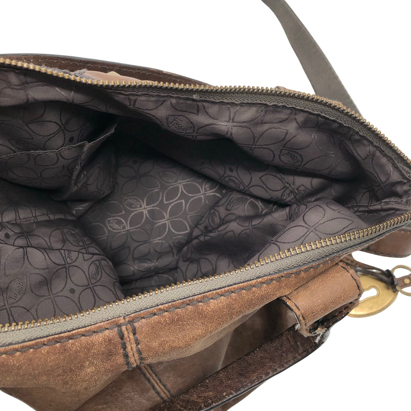 Unisex Fossil - Käekott, suurus Midi - Pruun (3)