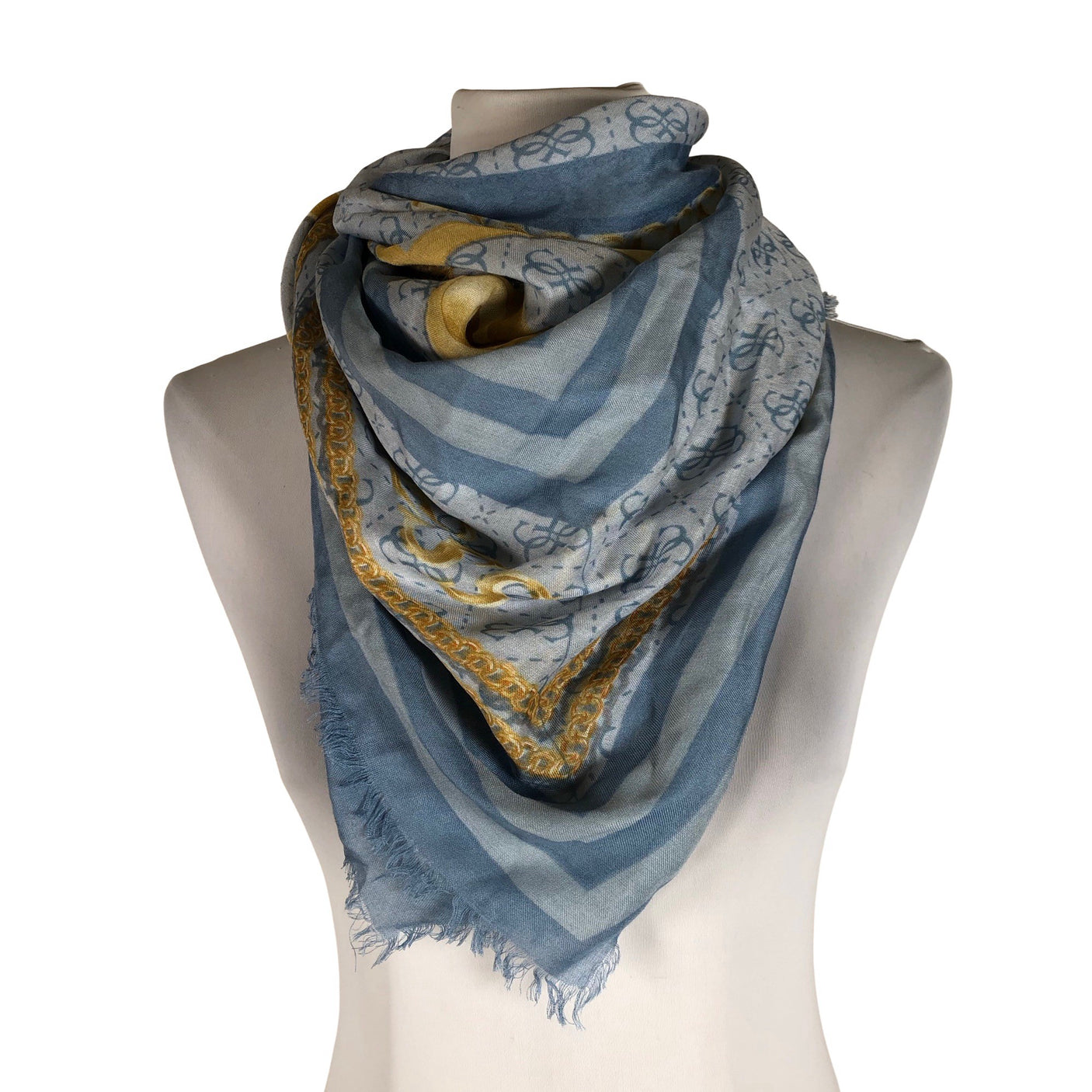Unisex Guess - Õhuke sall, suurus Maxi - Helesinine (1)
