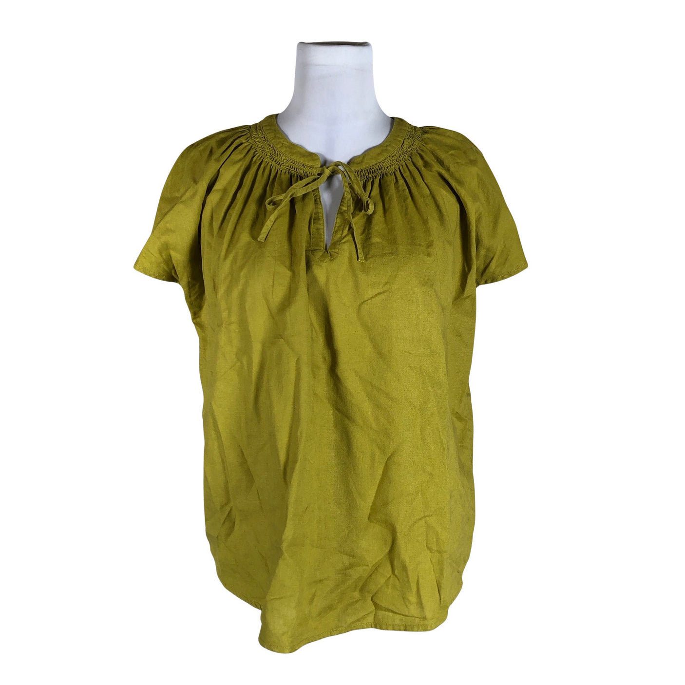 Unisex Tom Tailor - Lühikeste käistega pluus, suurus 38 - Roheline (1)