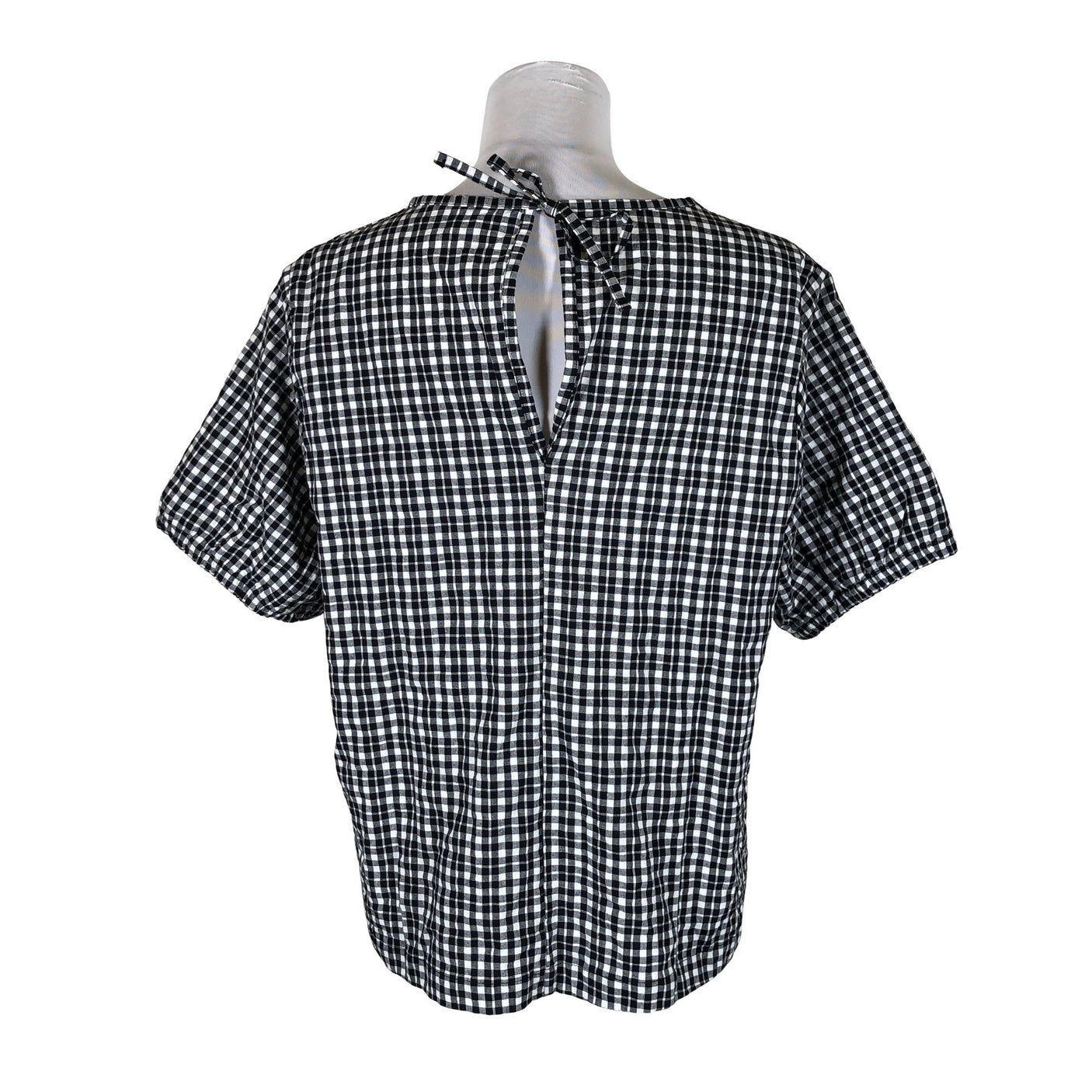 Unisex NOSH - Lühikeste käistega pluus, suurus 40 - Must (2)