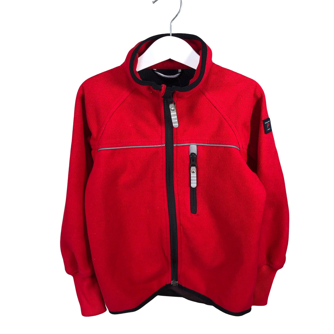 Unisex Polarn O. Pyret - Tuuletõkkejope, suurus 104 - 110 - Punane (1)