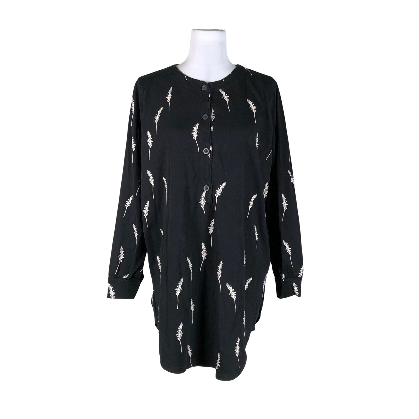 Unisex NOSH - Trikotaažist tuunika, suurus 40 - Must (1)