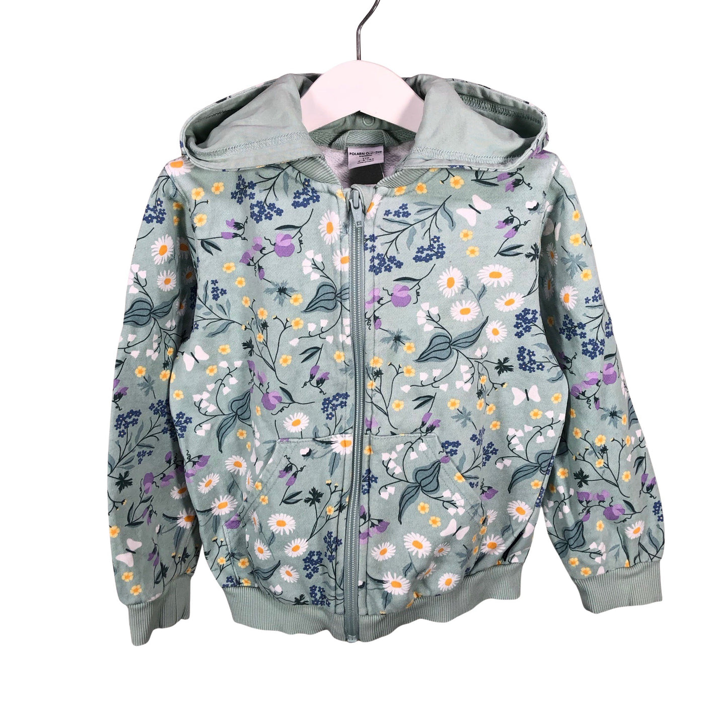 Unisex Polarn O. Pyret - Dressipluus, suurus 104 - 110 - Roheline (1)
