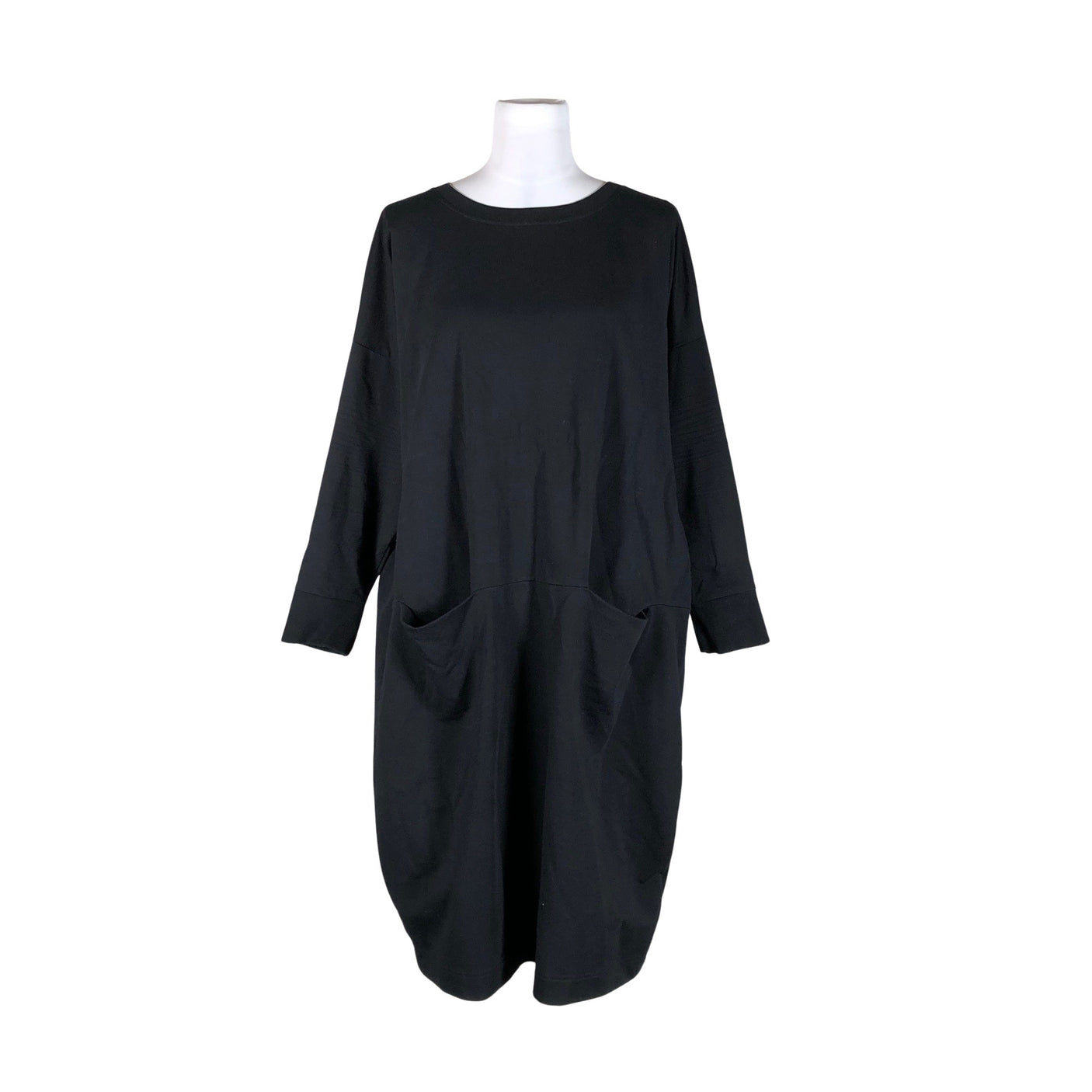 Unisex Papu - Trikotaažist kleit, suurus 40 - Must (1)