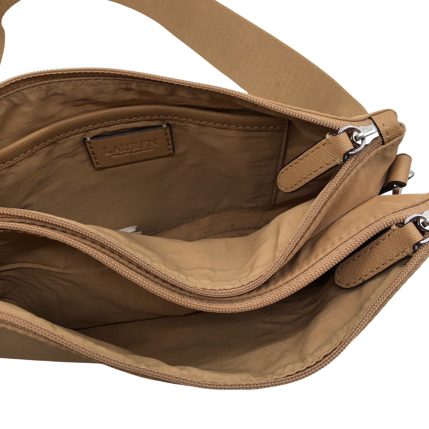 Unisex Lauren Ralph Lauren - Õlakott, suurus Midi - Beige (3)