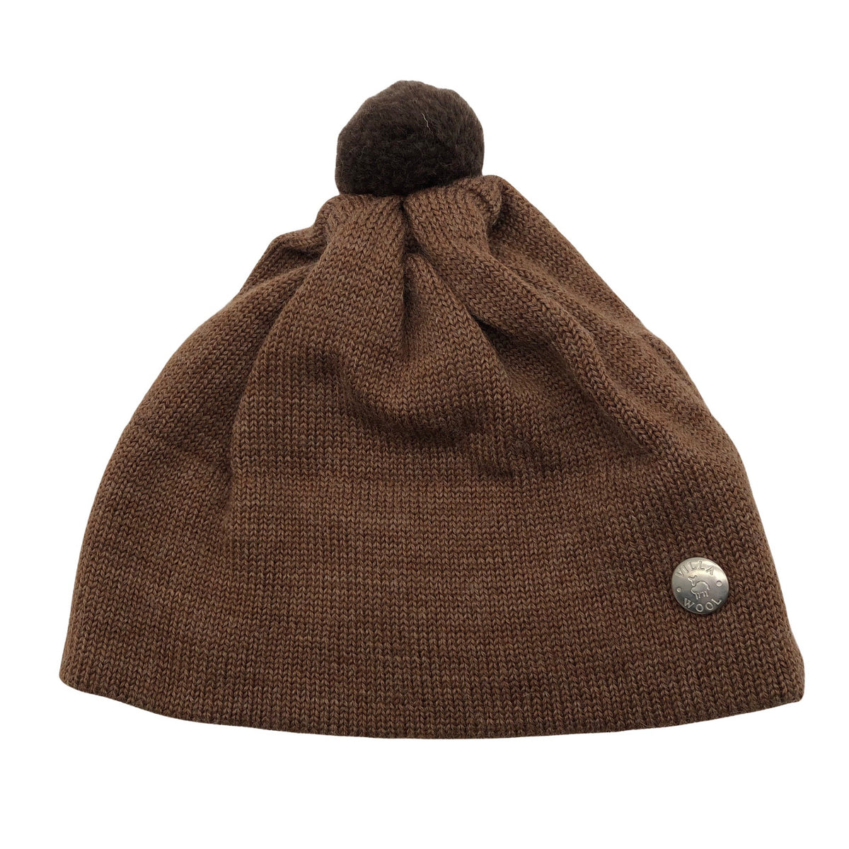 Unisex Villawool - Talvemüts, suurus 52 - 54 cm - Pruun (1)
