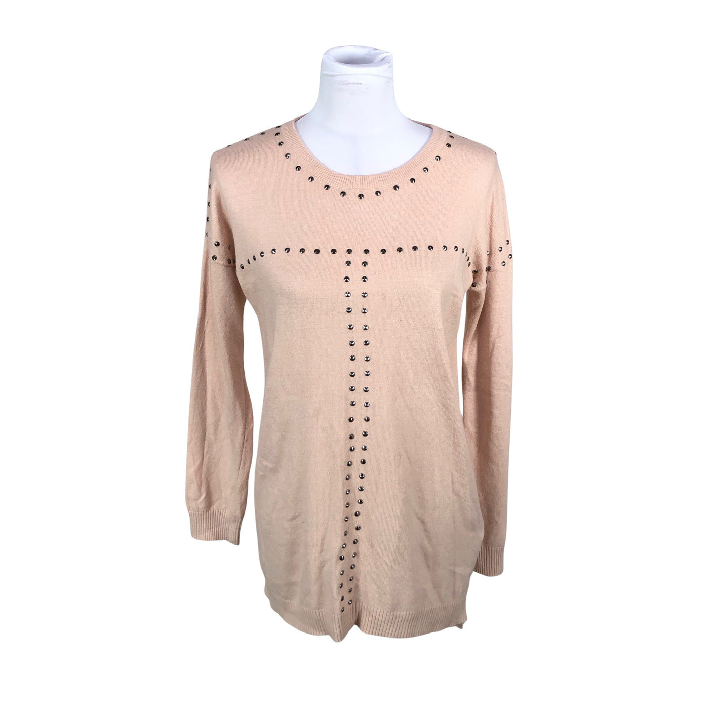 Unisex Guess - Kootud tuunika, suurus 38 - Beige (1)